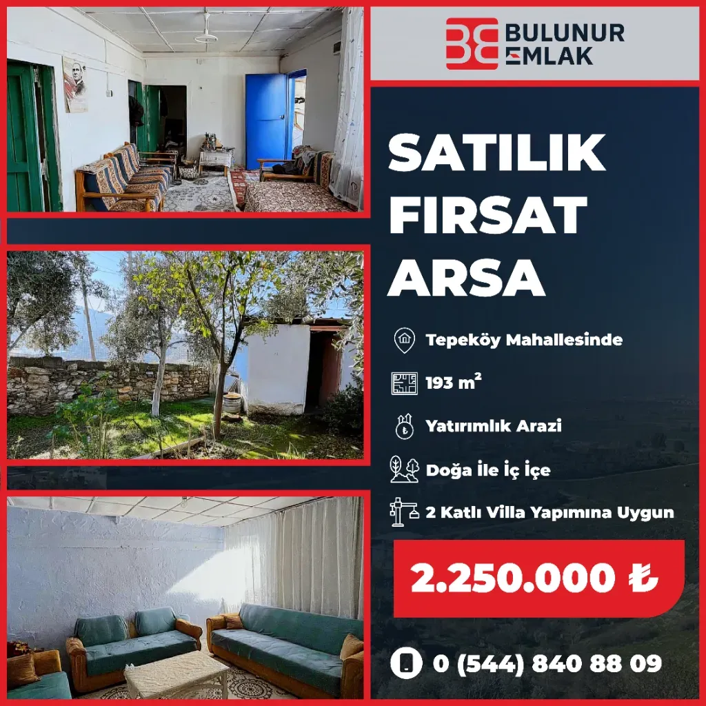 YATIRIMLIK FIRSAT ARSA